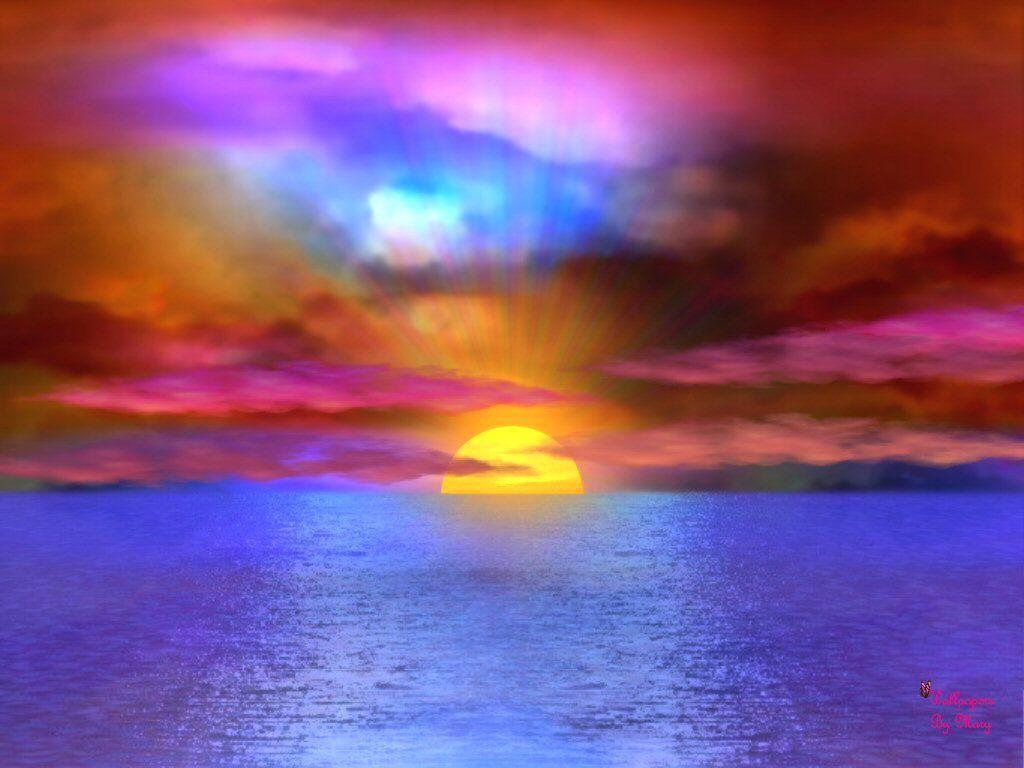 Sunset Rainbow (id: 107925)