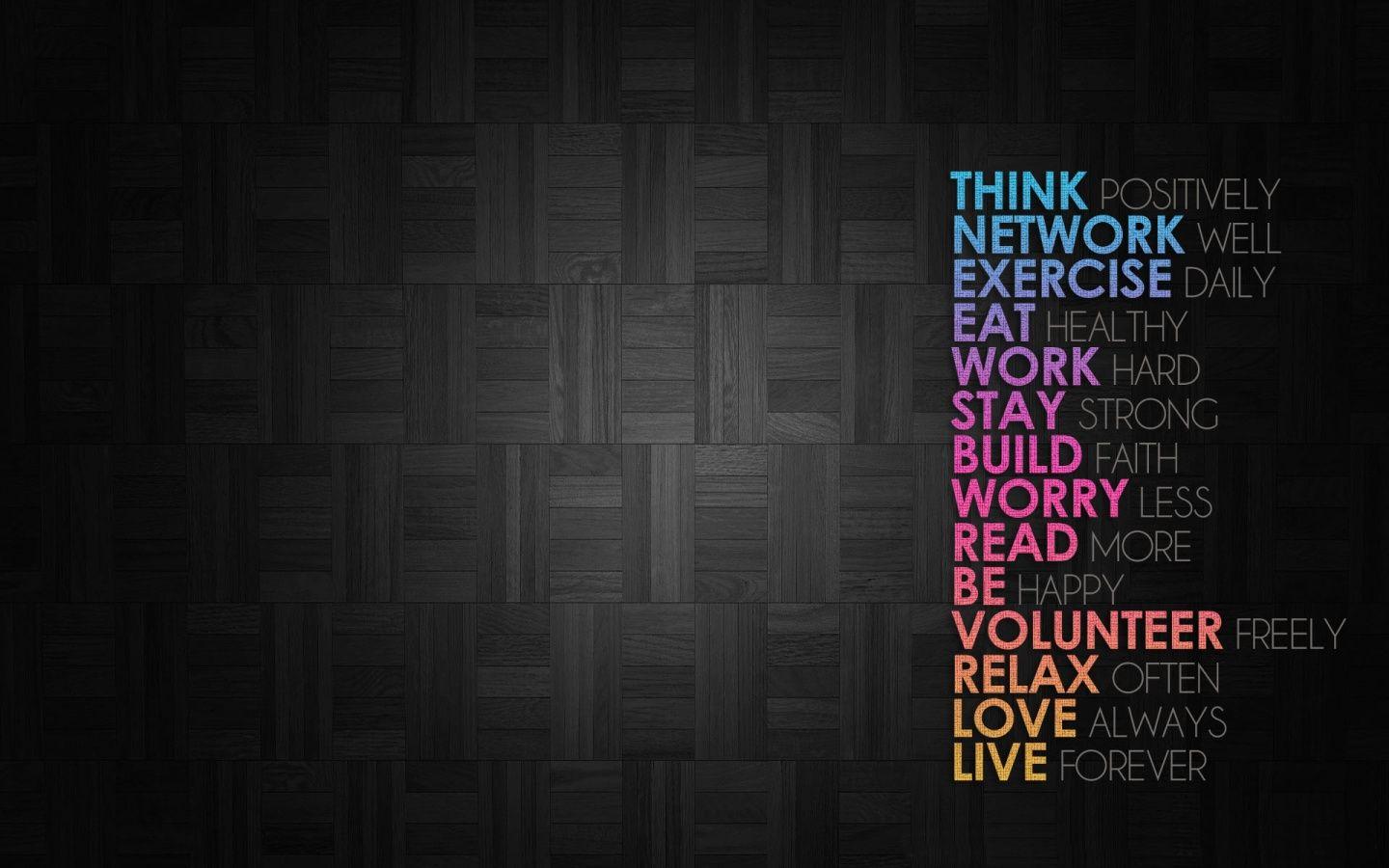 Positive Thinking Wallpaper