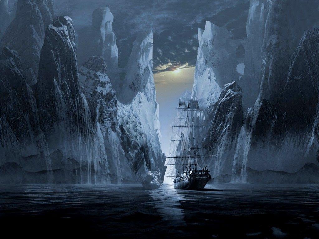Pirate Ghost Ship Wallpaper