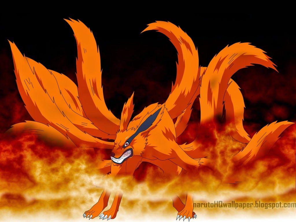 Kurama Kyuubi, Nine Tailed Demon Fox. Naruto Shippuden Wallpaper