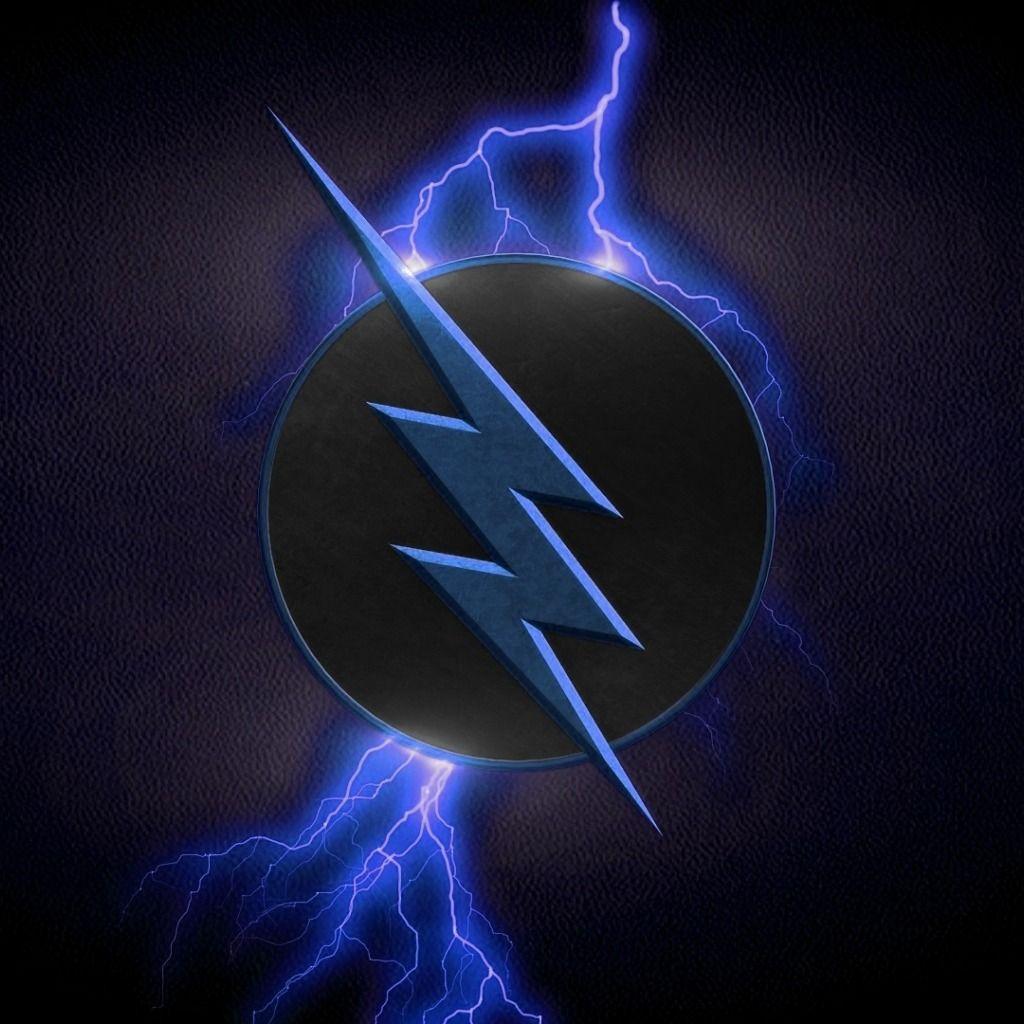 Wallpaper symbol, The Flash, television, Zolomon Hunter, blue