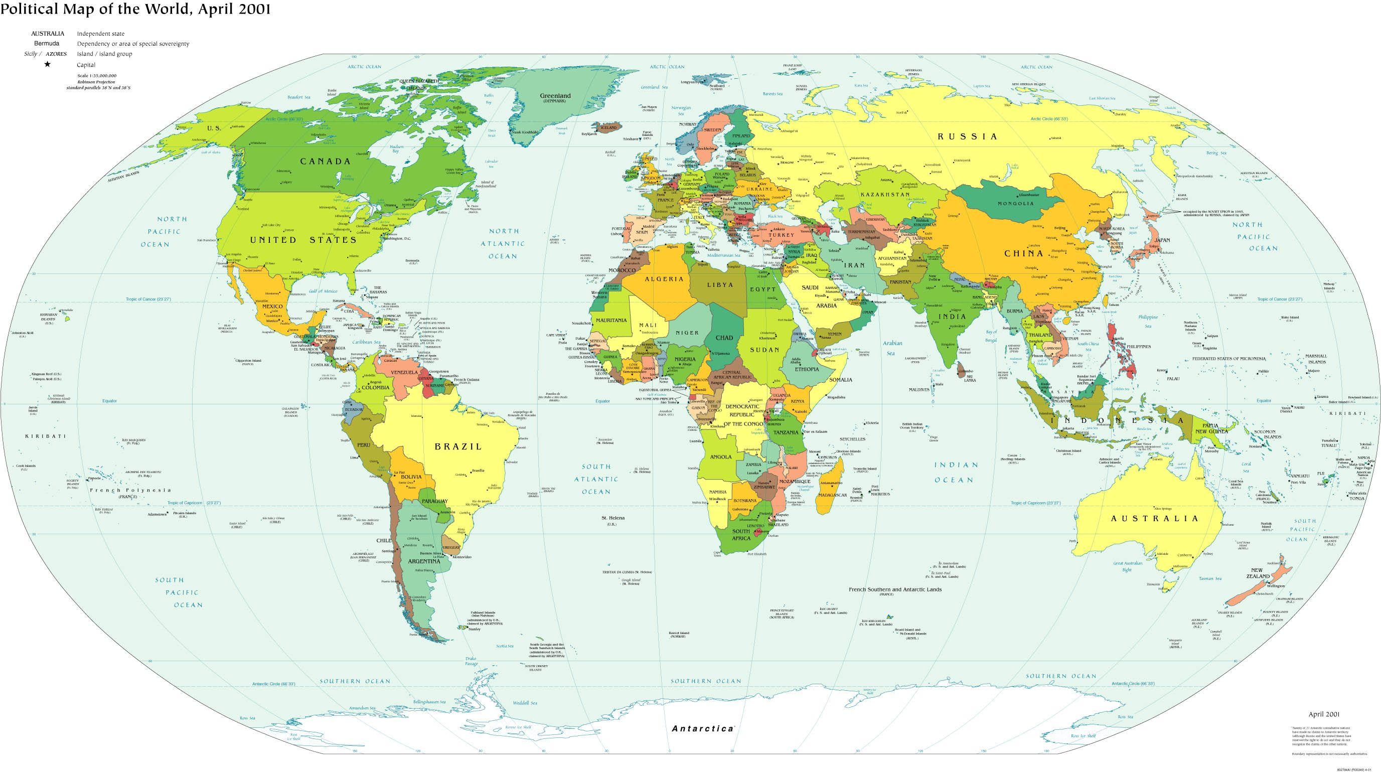 Maps download -> World Map, Map: Europe / USA / Asia / Oceania