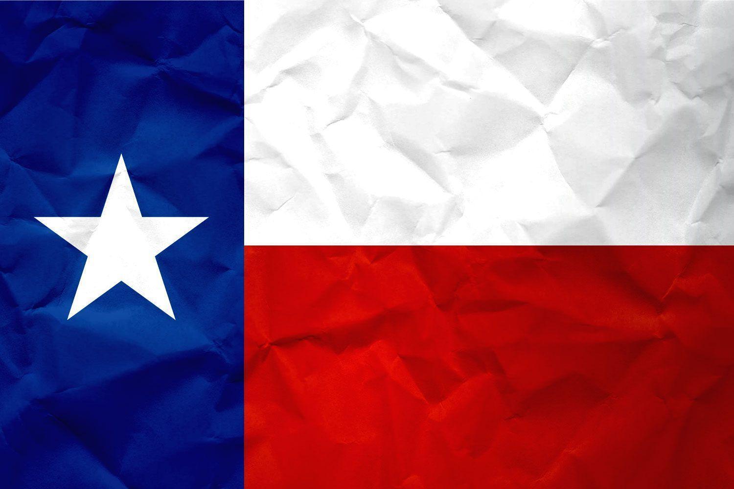 Texan Flag Metal (Flag of Texas) it for free