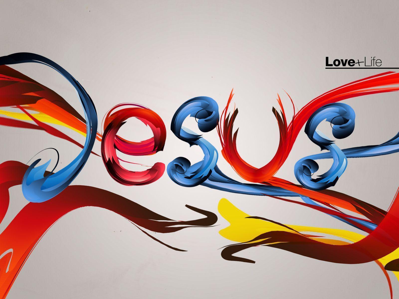 Abstract Jesus Name Love HD Wallpaper. Jesus name i believe