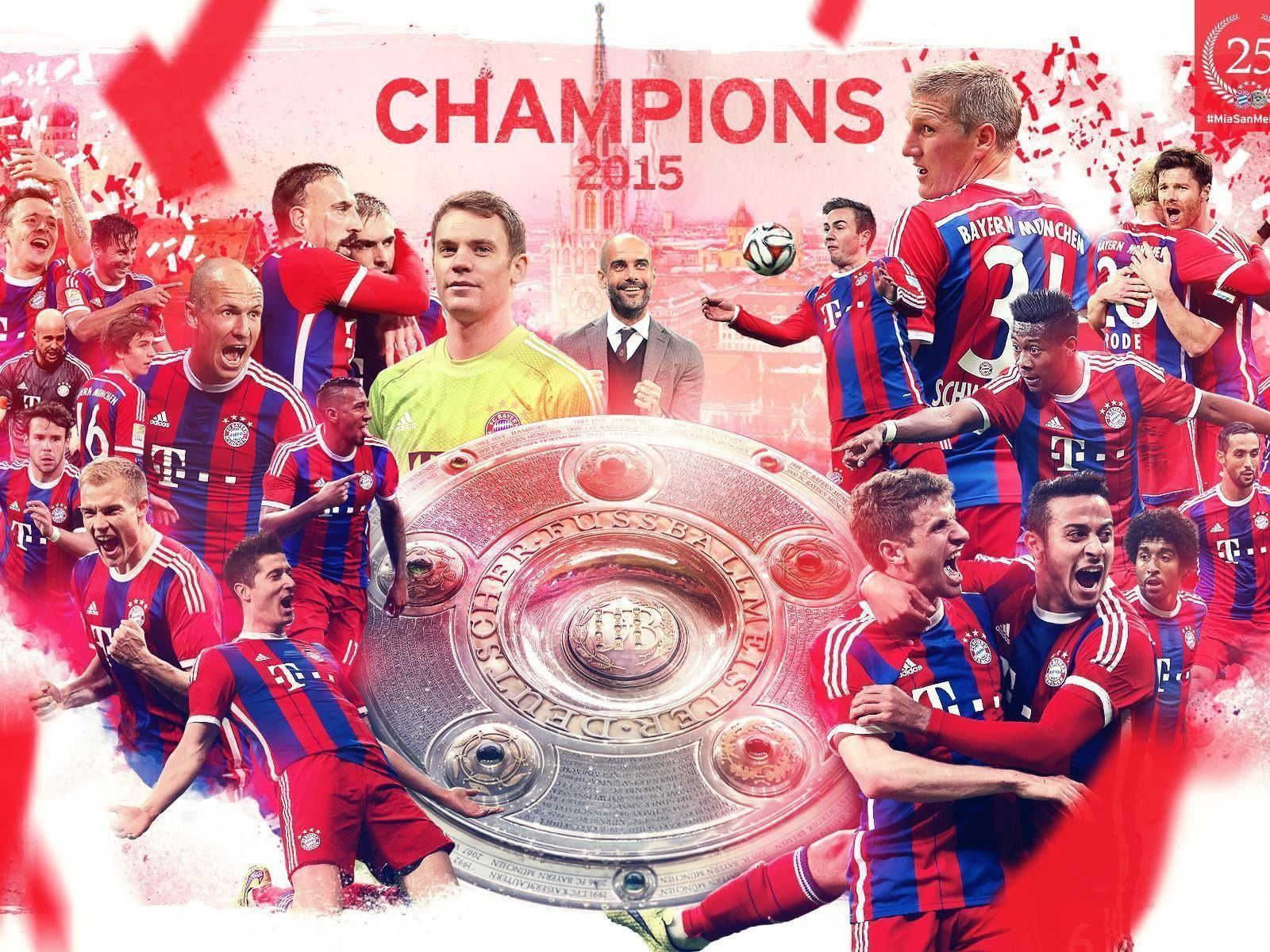 Download Wallpaper football, champions, soccer, bundesliga, bayern