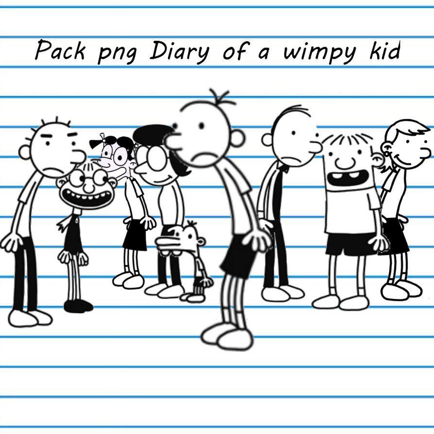 Pack Png Diary Wimpy Kid
