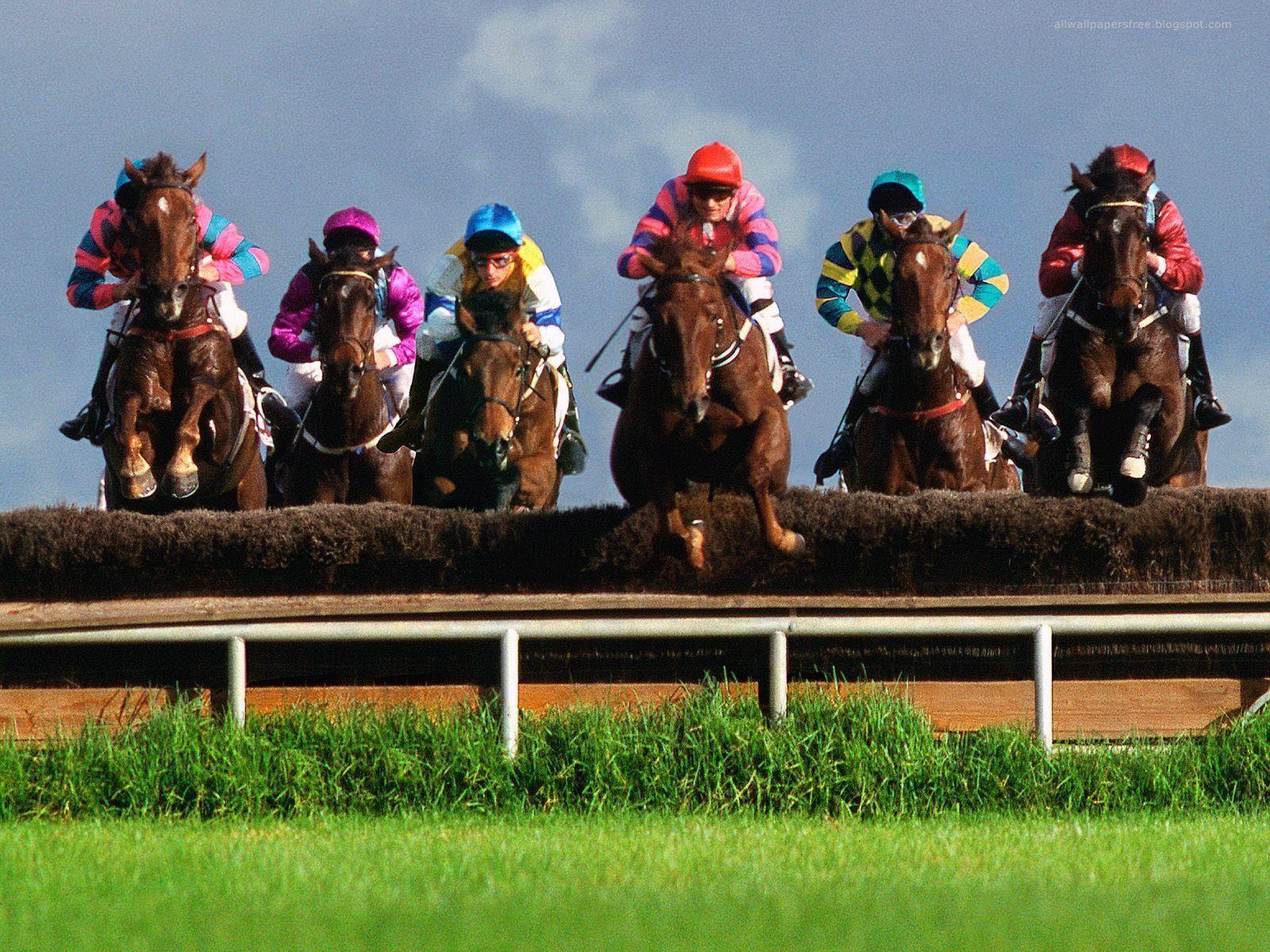 Amazing And Dashing Horse Racing Wallpaper In HD