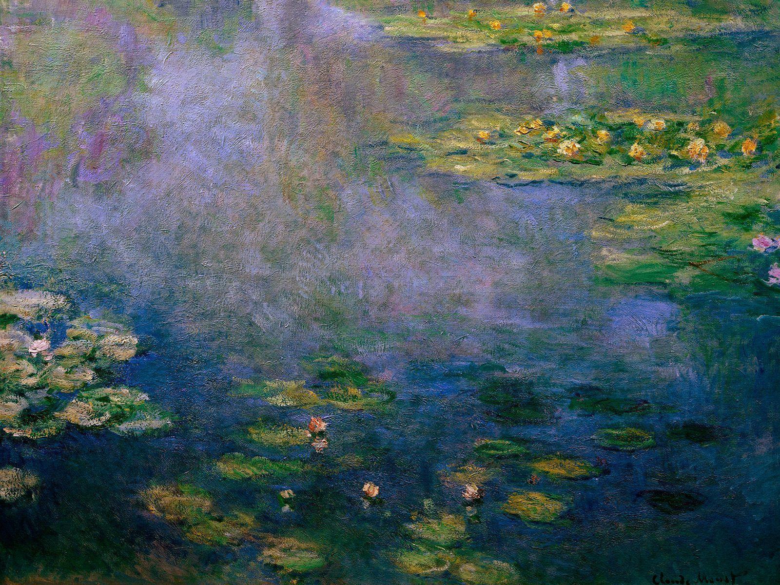 Painting Claude Monet Lilies wallpaper and image