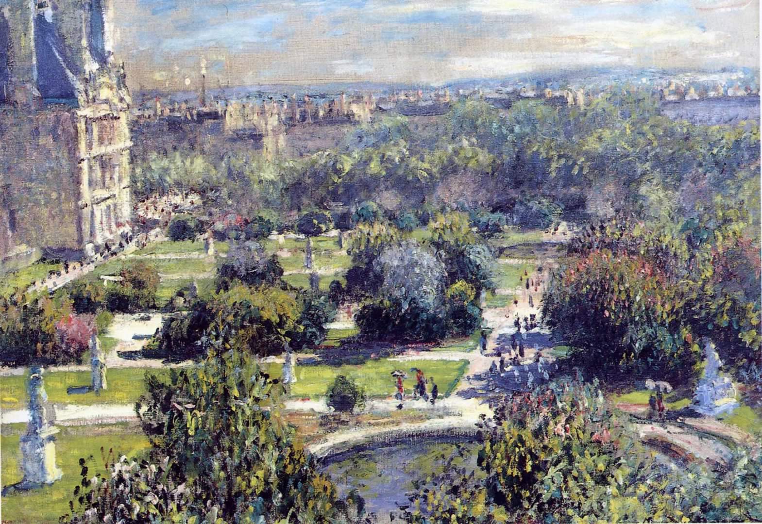 The Tuileries Monet Wallpaper Image