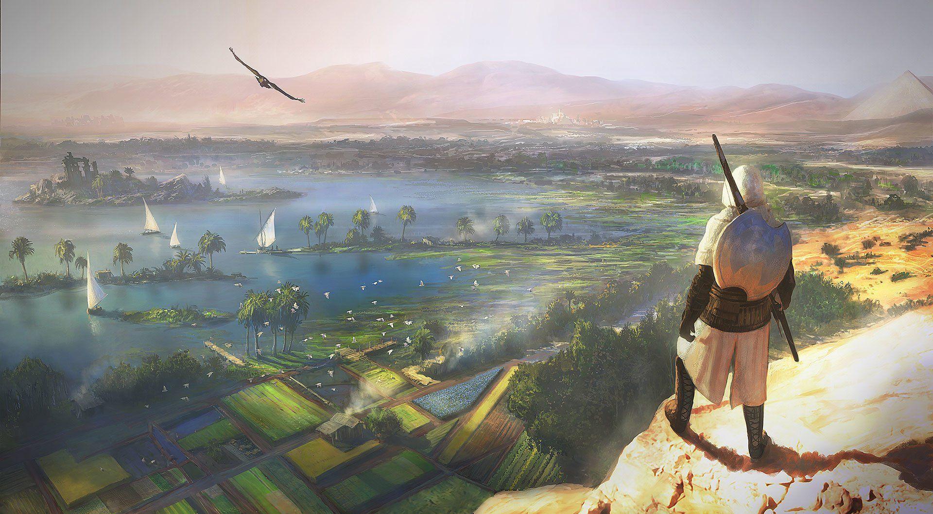 Assassin's Creed Origins Computer Wallpaper, Desktop Background