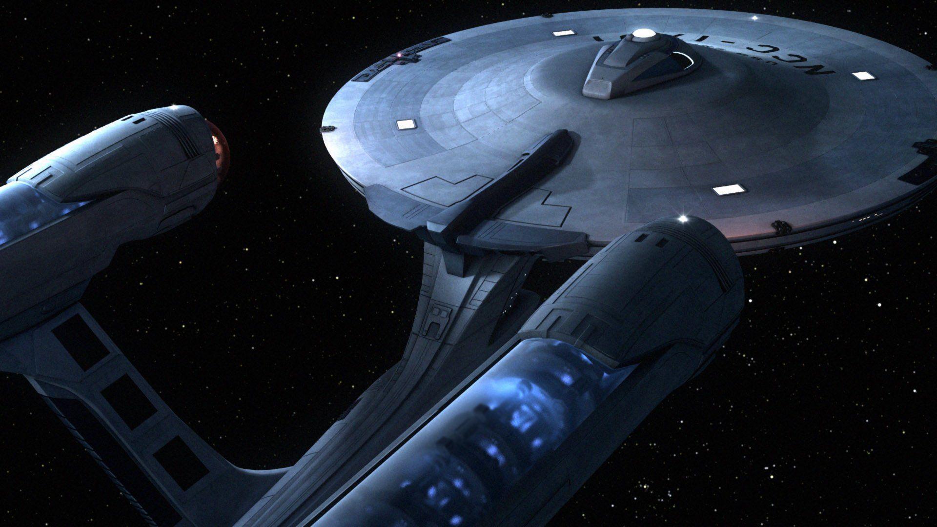 Star Trek spaceships USS Enterprise wallpaperx1080