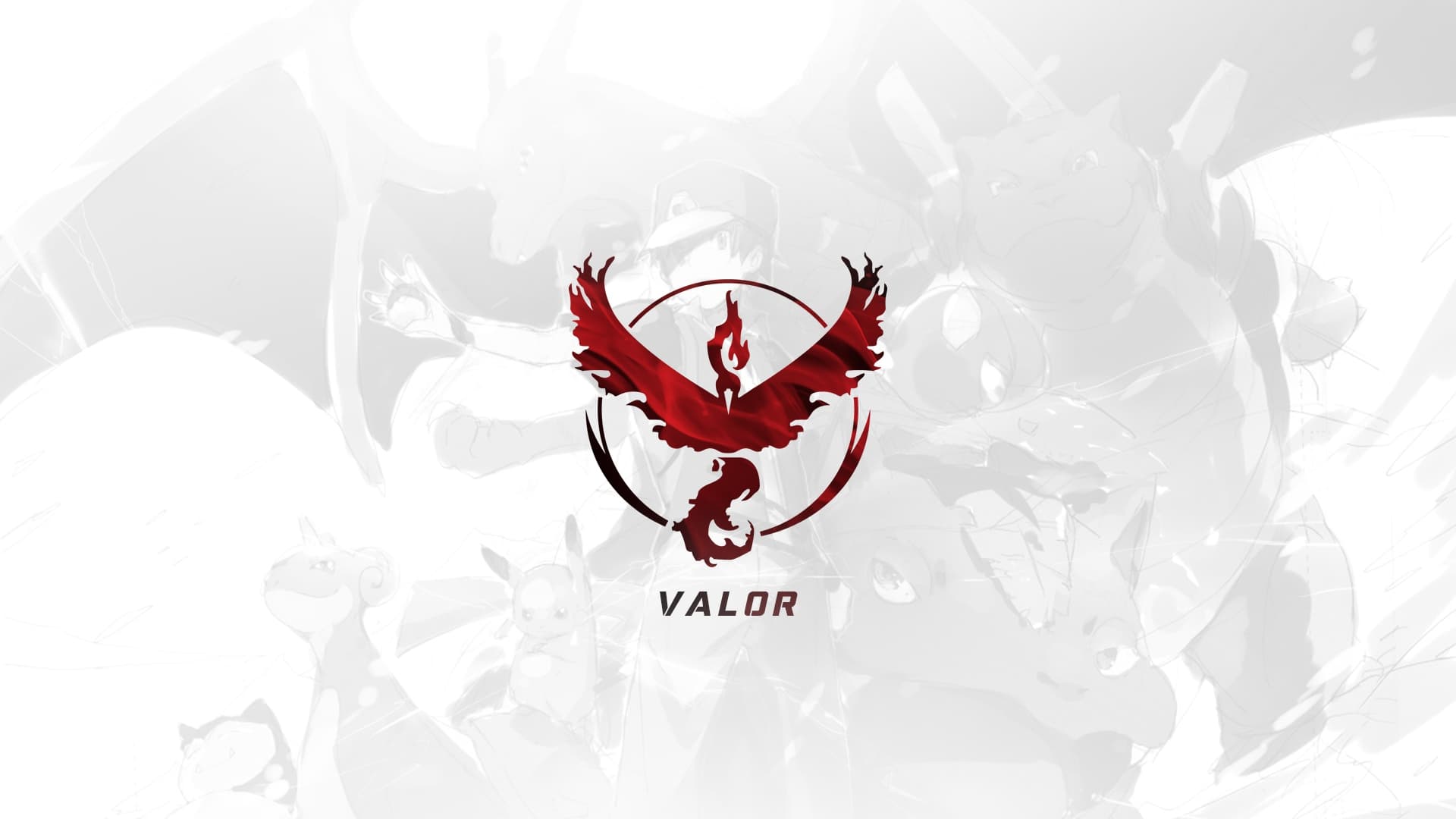 Red Team Valor Pokemon GO wallpaper HD 2016 High Resolution