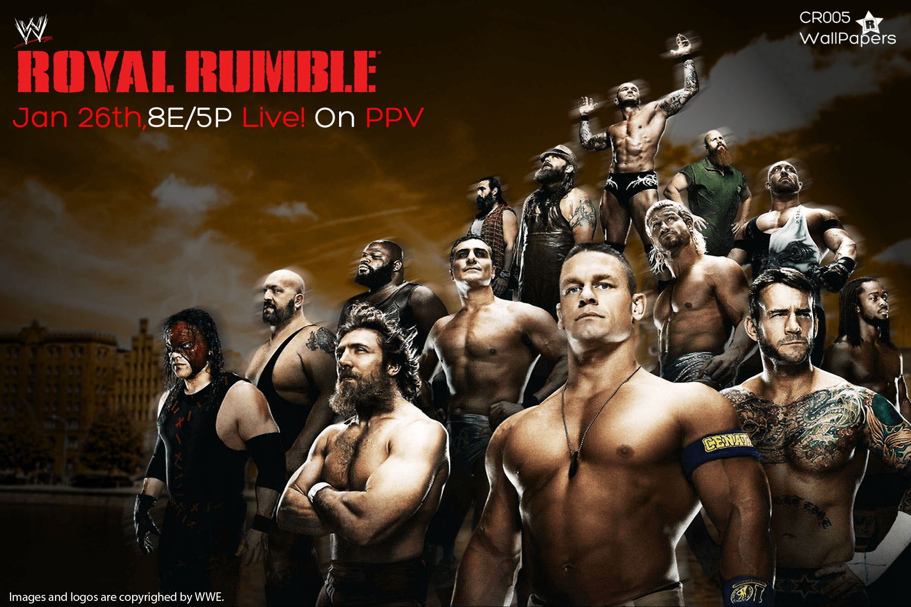 WWE Royal Rumble 2014 Wallpaper