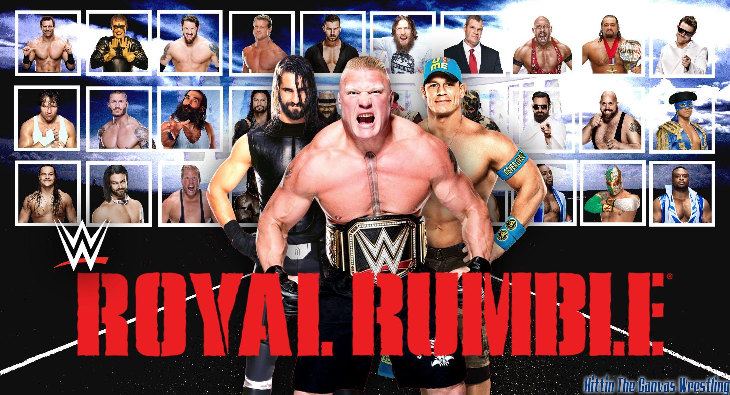 WWE Royal Rumble Wallpaper. Hittin' The Canvas