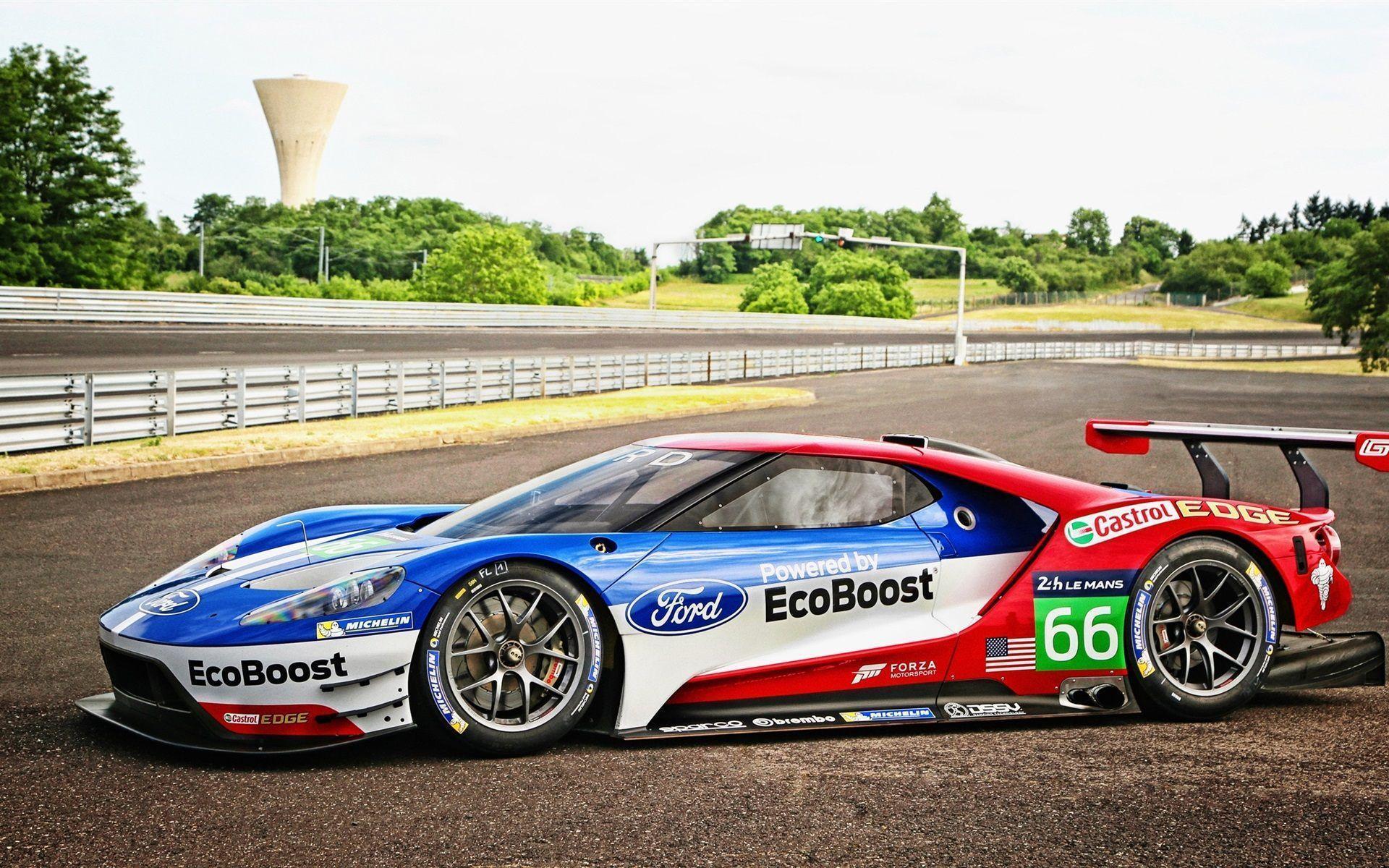 Ford GT Le Mans Race Car Wallpaper For Desktop & Mobile