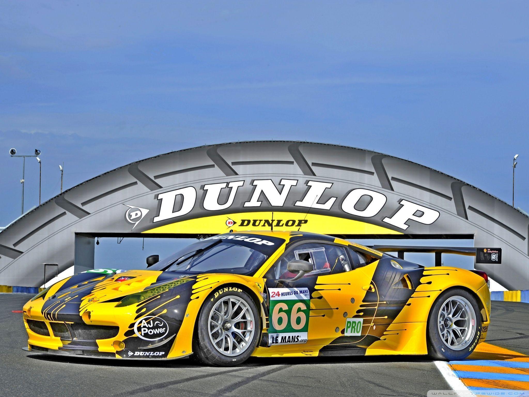 Dunlop Le Mans HD desktop wallpaper, High Definition, Fullscreen
