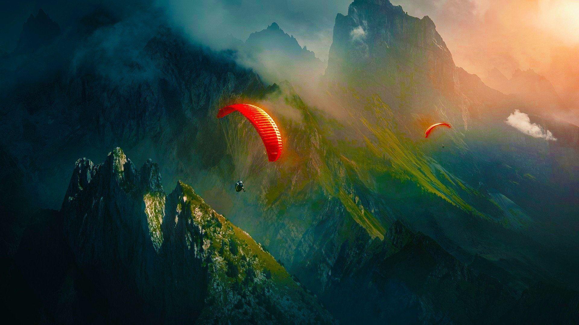 Skydiving HD Wallpaper