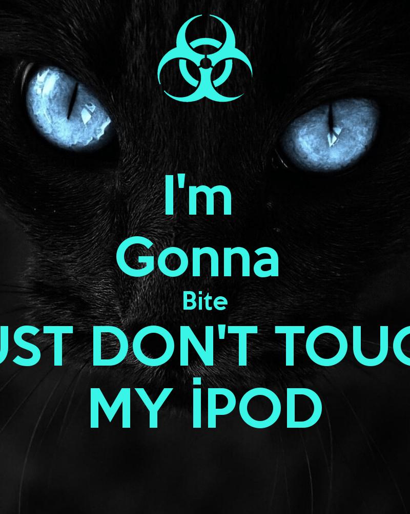 Don't Touch My iPod Wallpaper