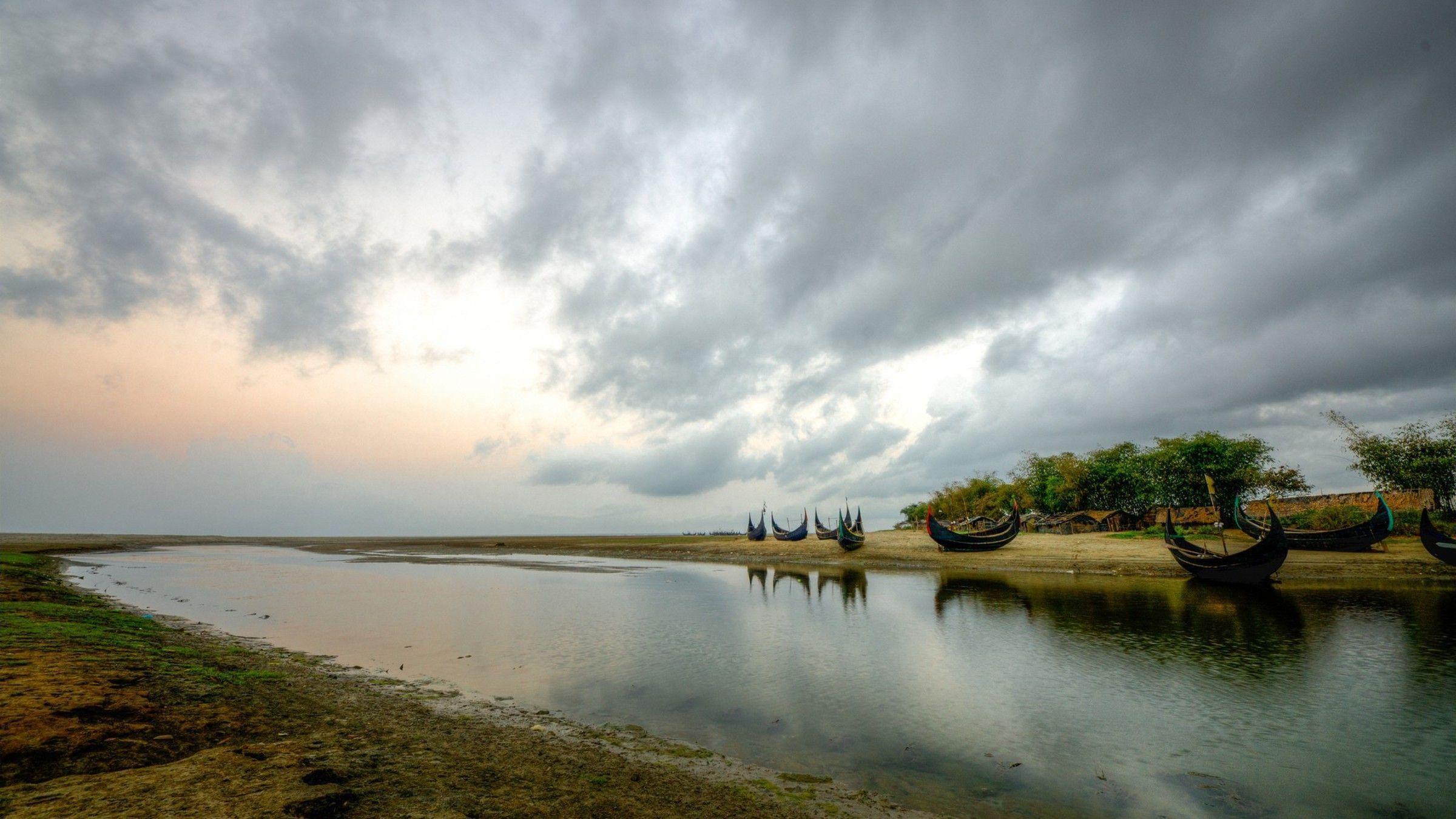 Bangladesh clouds lakes landscapes nature wallpaper. AllWallpaper