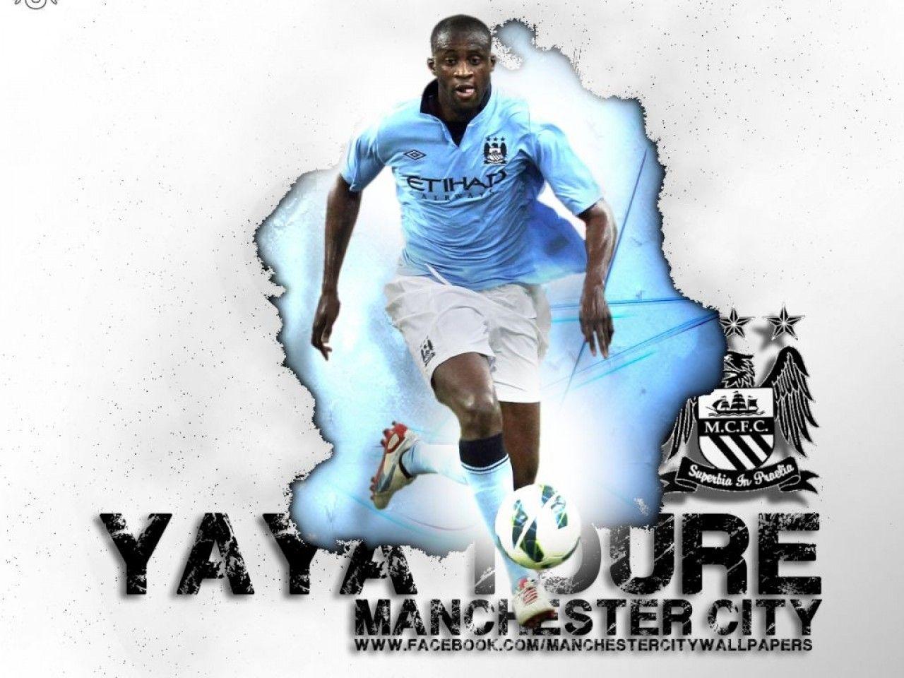 Yaya Touré Wallpaper Manchester City City FC Wallpaper