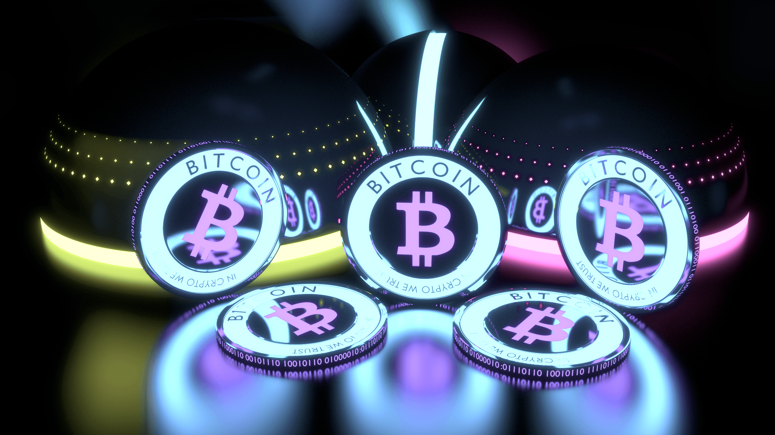 Some Bitcoin wallpaper I rendered, free for any use higher