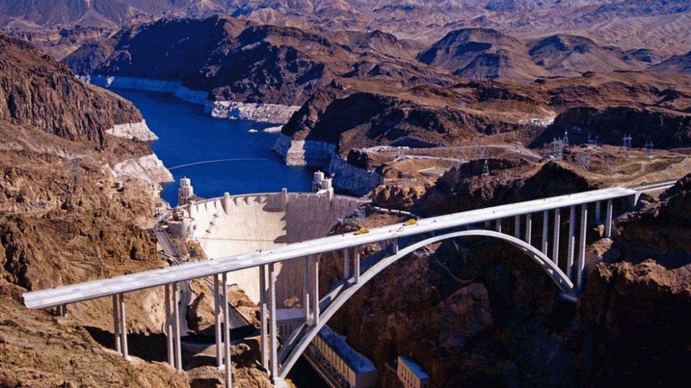 Bridges: Hoover Dam Bridge River Fun Desert Architecture Free