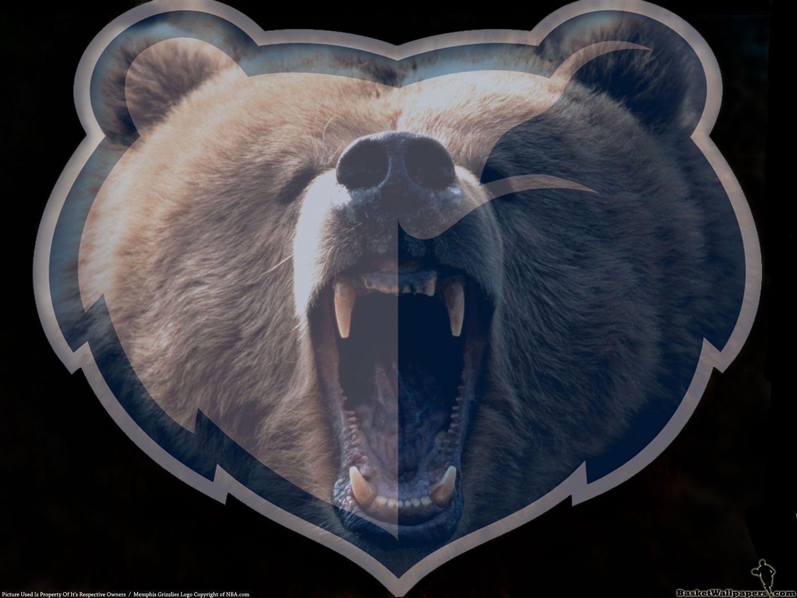 Memphis Grizzlies Animal Logo Wallpaper. BEWARE OF THE BEAR