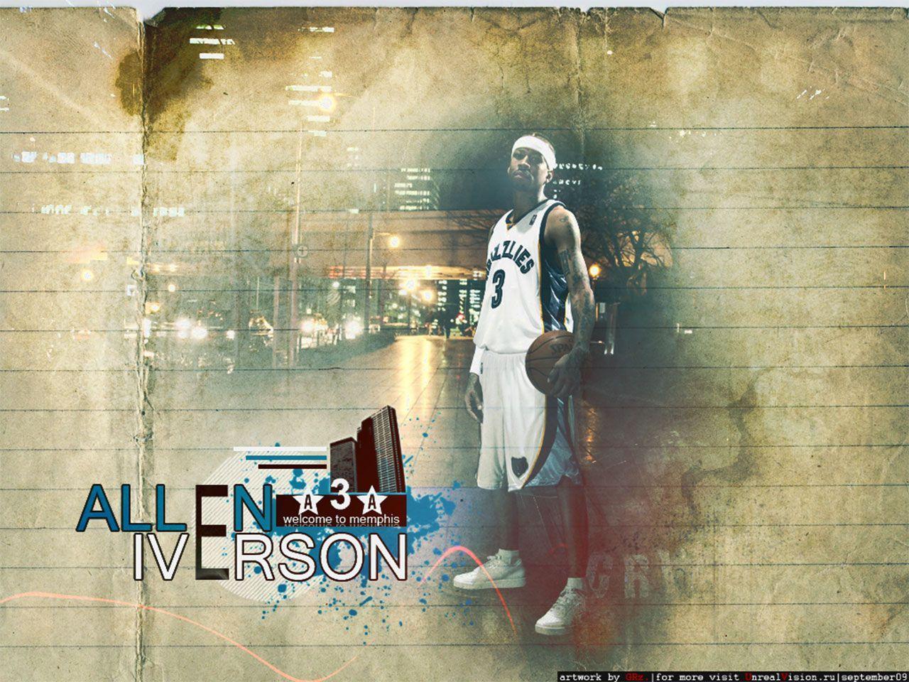 Allen Iverson Grizzlies 1280×960 Wallpaper. Basketball Wallpaper