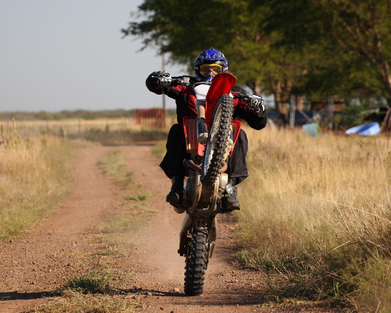 Africa Motorcycles Wheelie Off Road Wallpaper