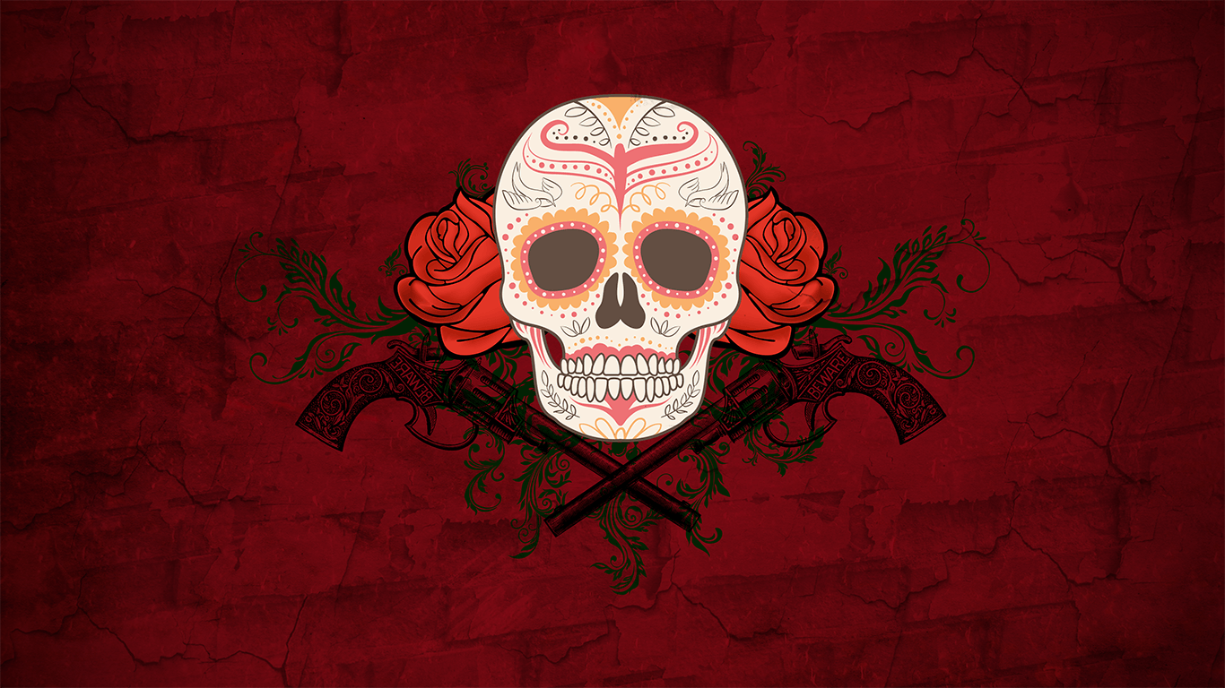 skull, Mexican Skull Wallpaper HD / Desktop and Mobile Background