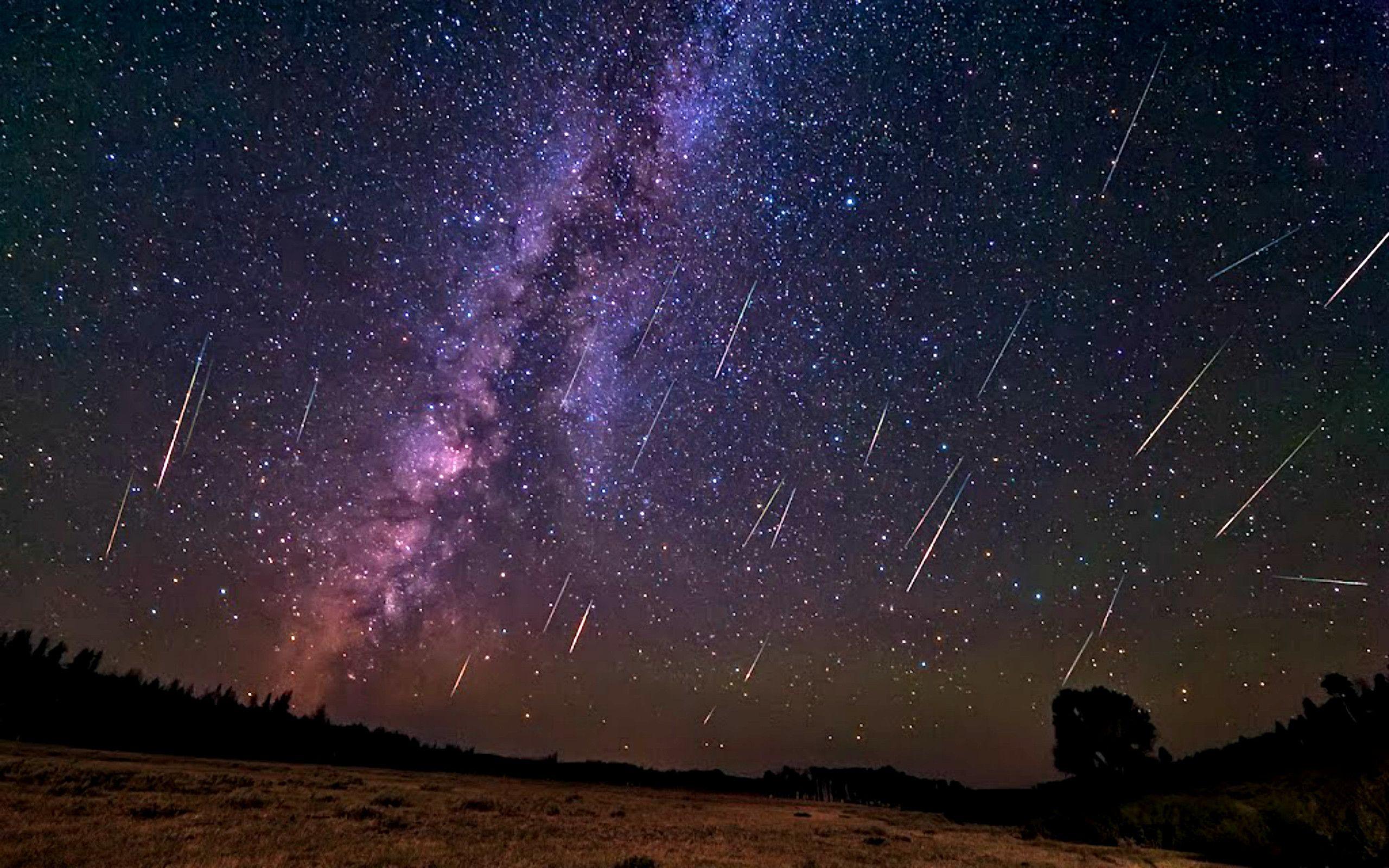 Real Meteor Shower From Earth