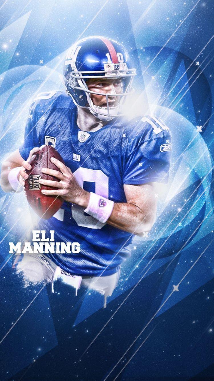 Download Wallpaper 750x1334 Eli manning, American football
