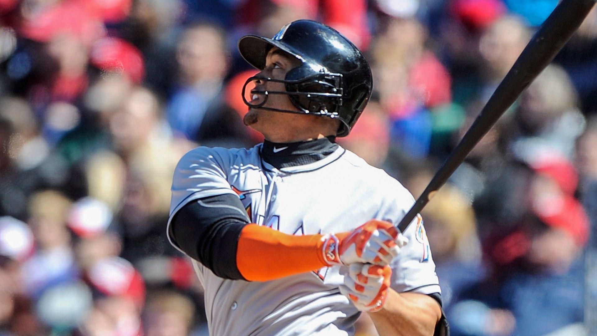 Get a whiff of Giancarlo Stanton's epic strikeout woes. MLB