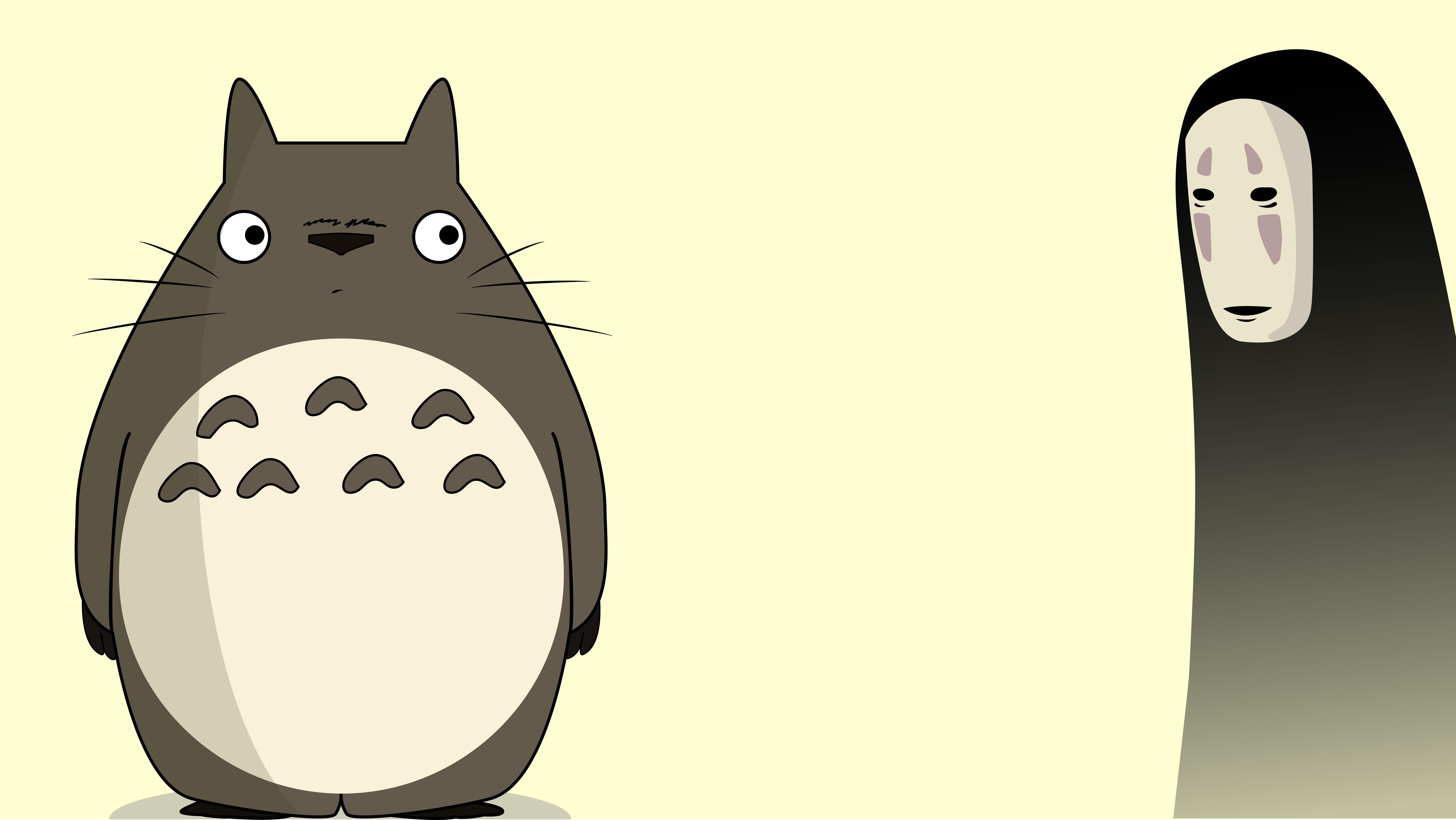 Totoro and Noface wallpaper. Totoro love!. Totoro