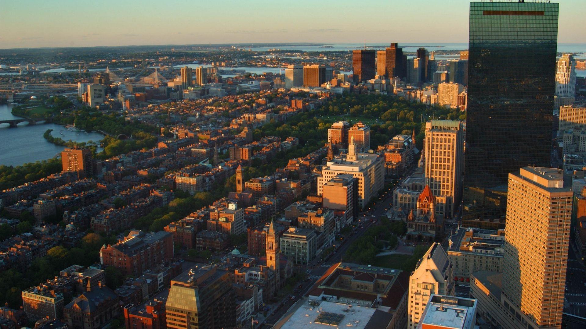Boston Skyline Background HD