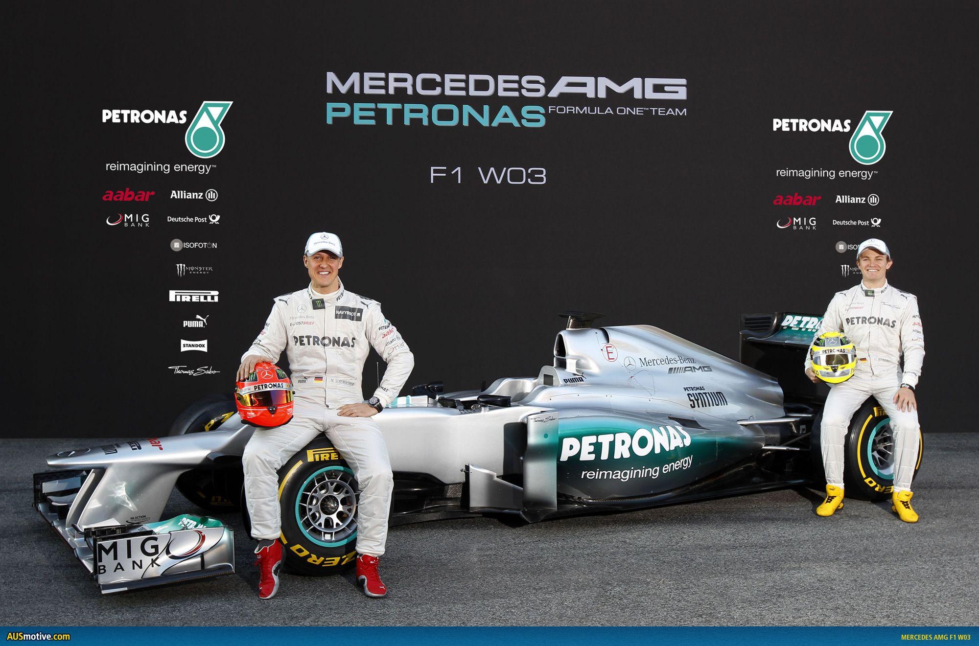 AUSmotive.com Mercedes AMG unveils 2012 F1 car