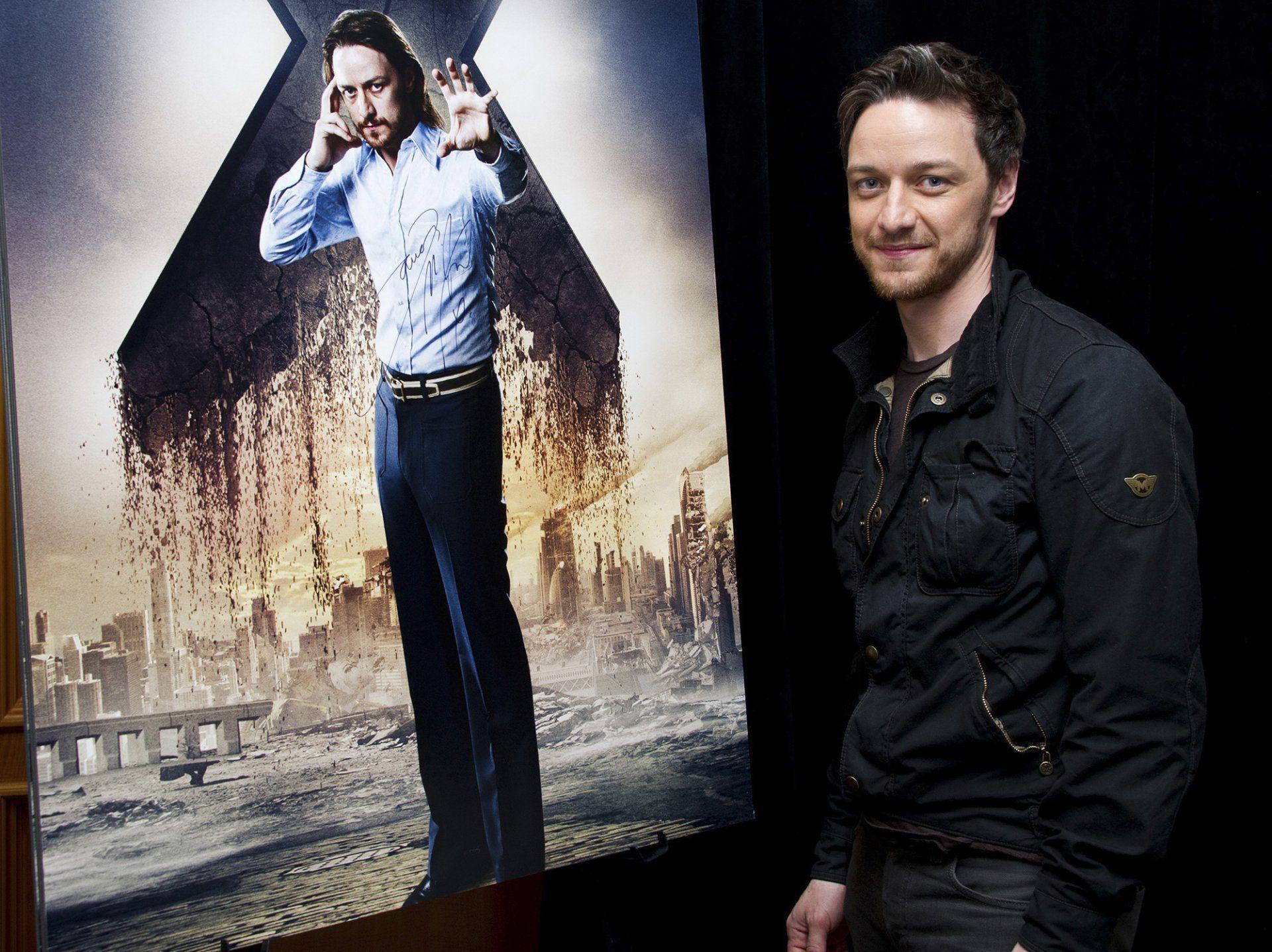 James Mcavoy Press Conference X Men: Days Of Future Past HD Wallpaper