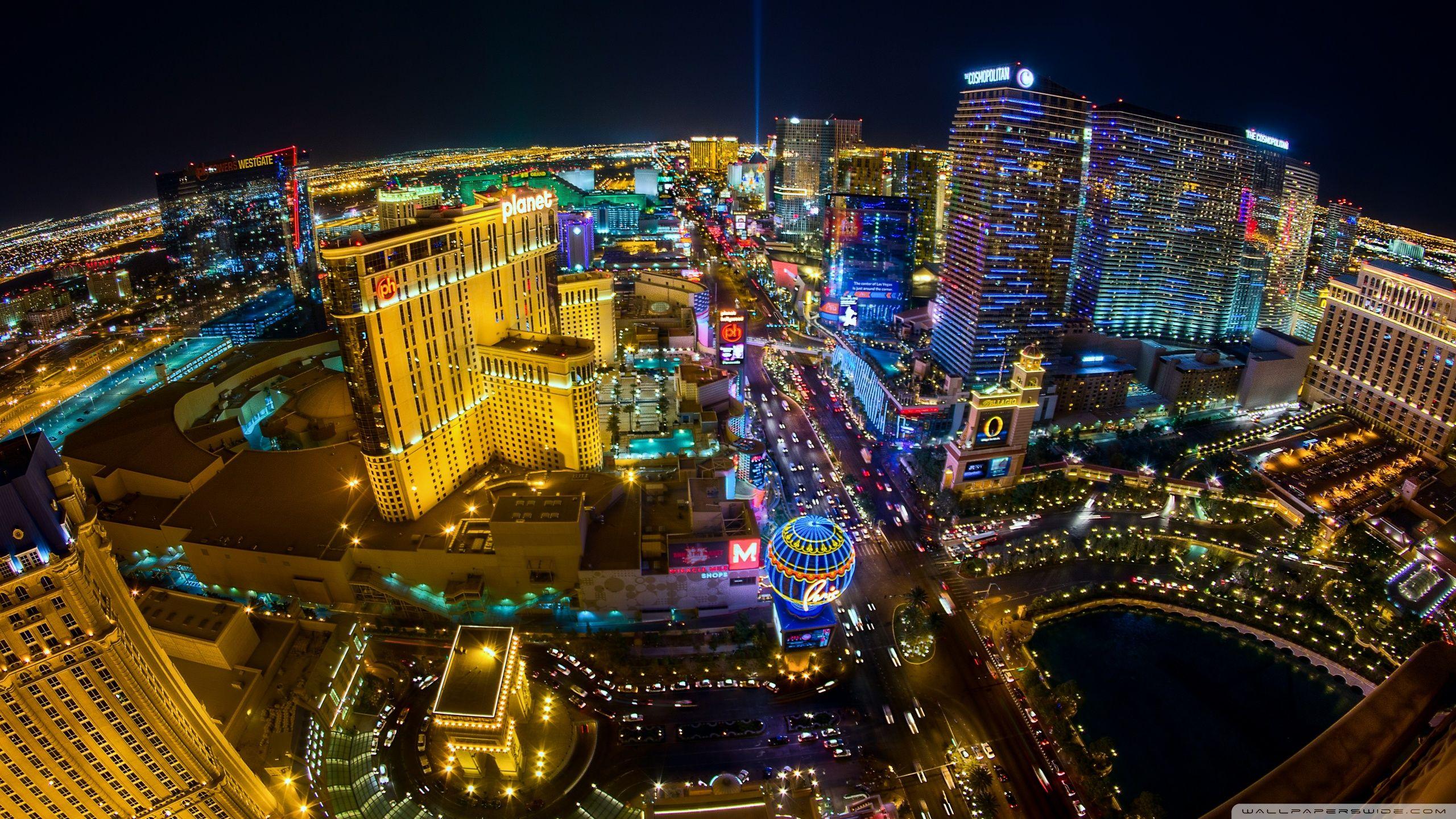 Las Vegas Aerial View HD desktop wallpaper, Widescreen, High