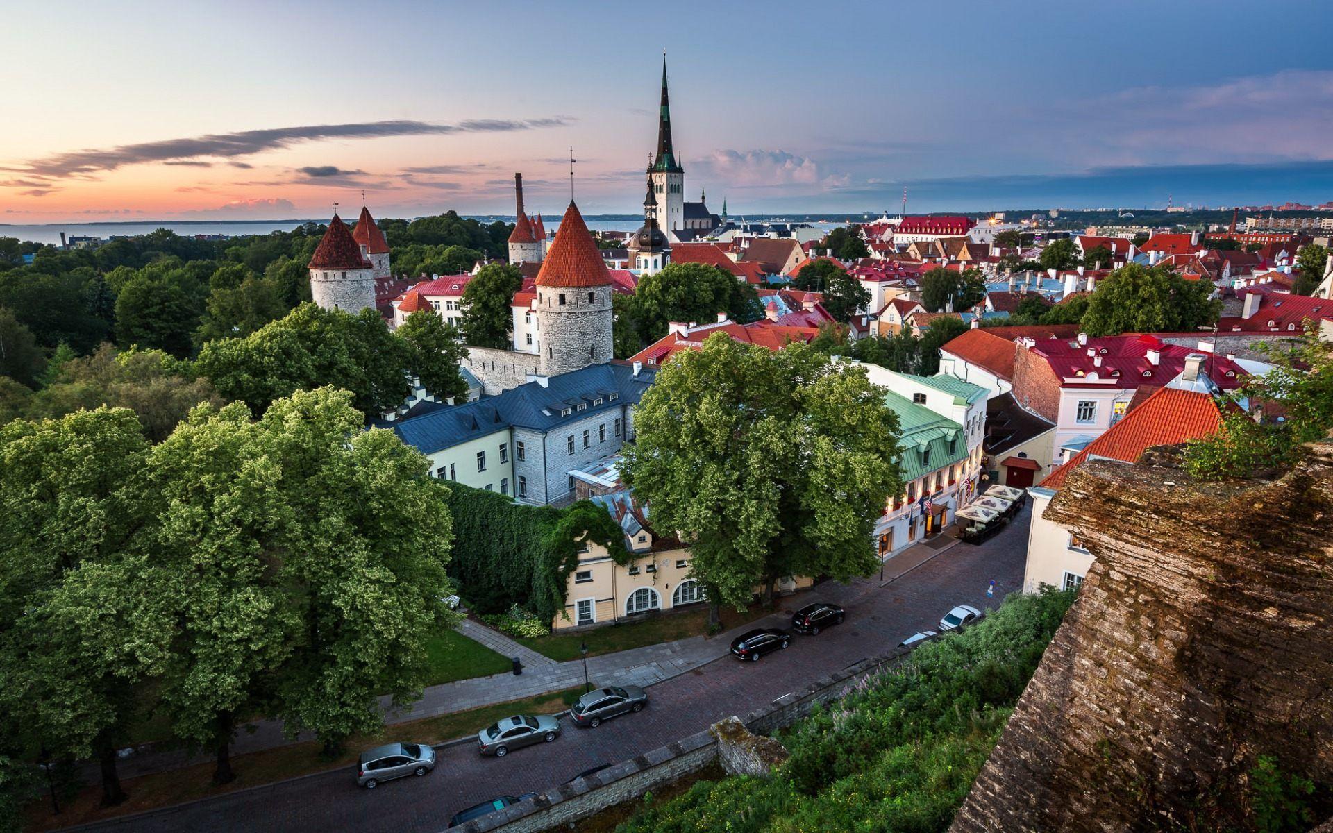 Tallinn Estonia Old Town Wallpaper HD Download Desktop