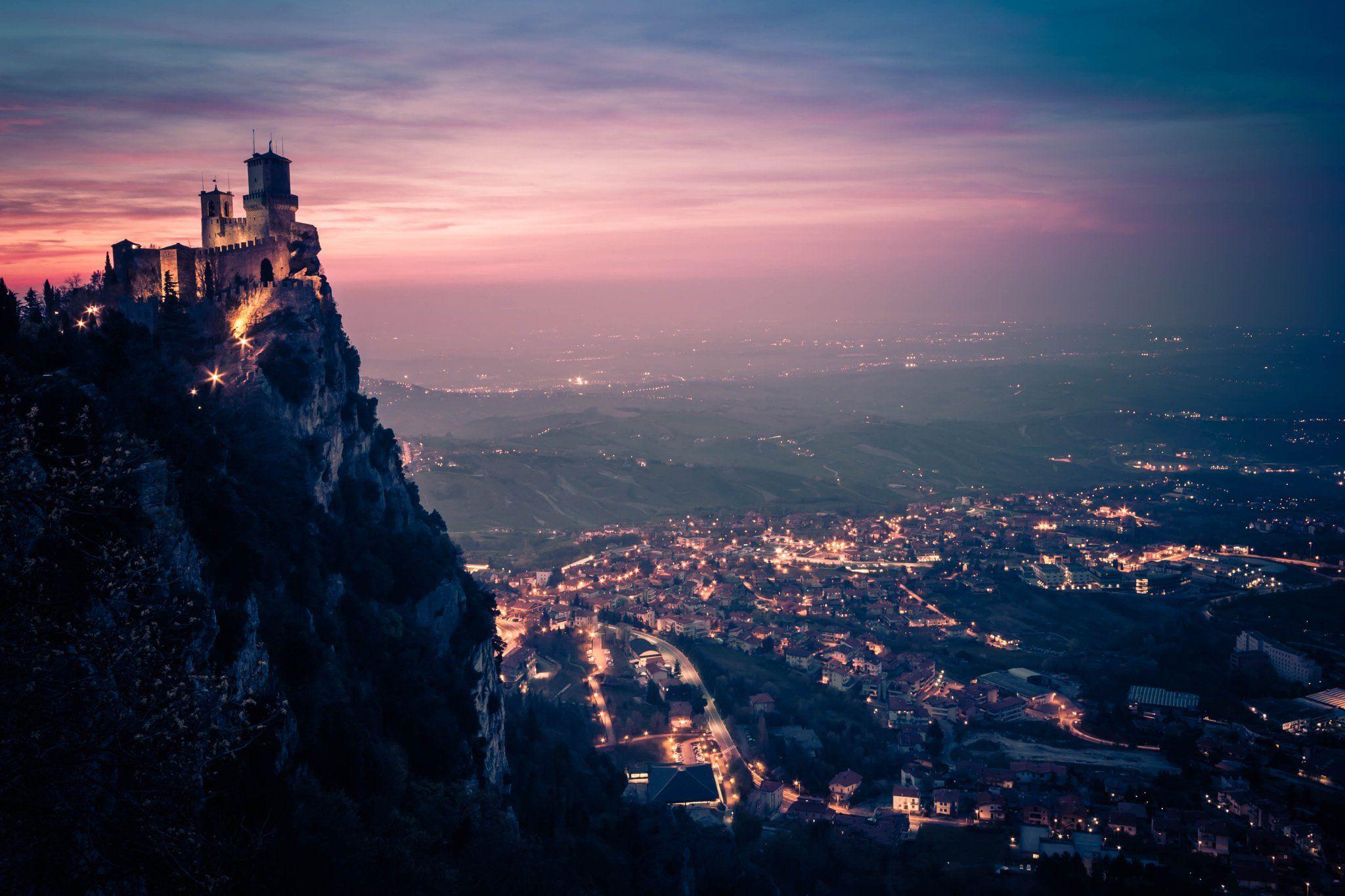 San Marino city landscape wallpaperx1365