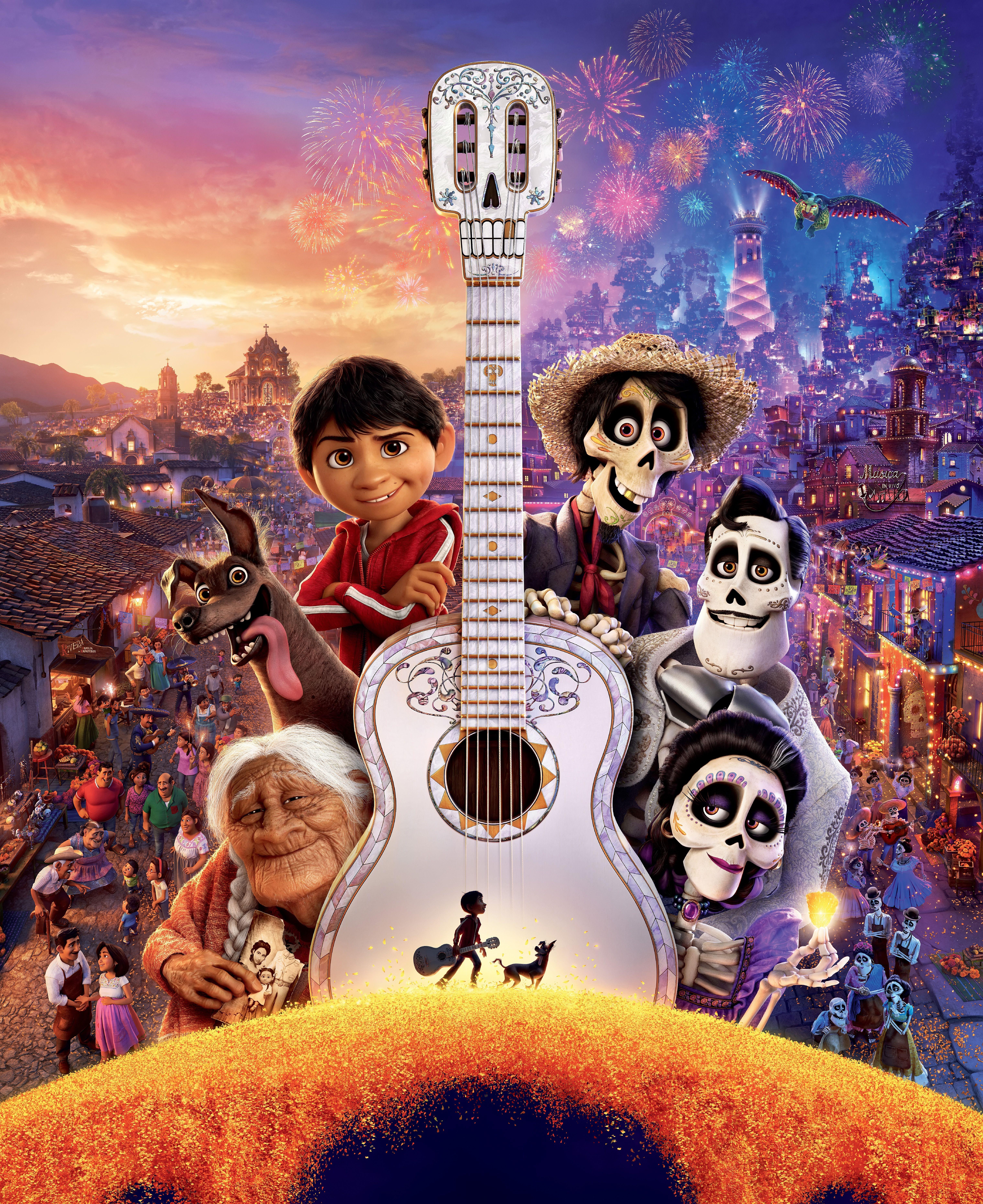 Wallpaper Coco, Pixar, Animation, 4K, 8K, Movies