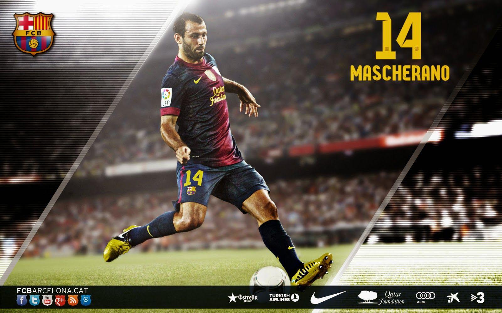 Javier Mascherano Fc Barcelona HD Wallpaper. Fc Barcelona Photo