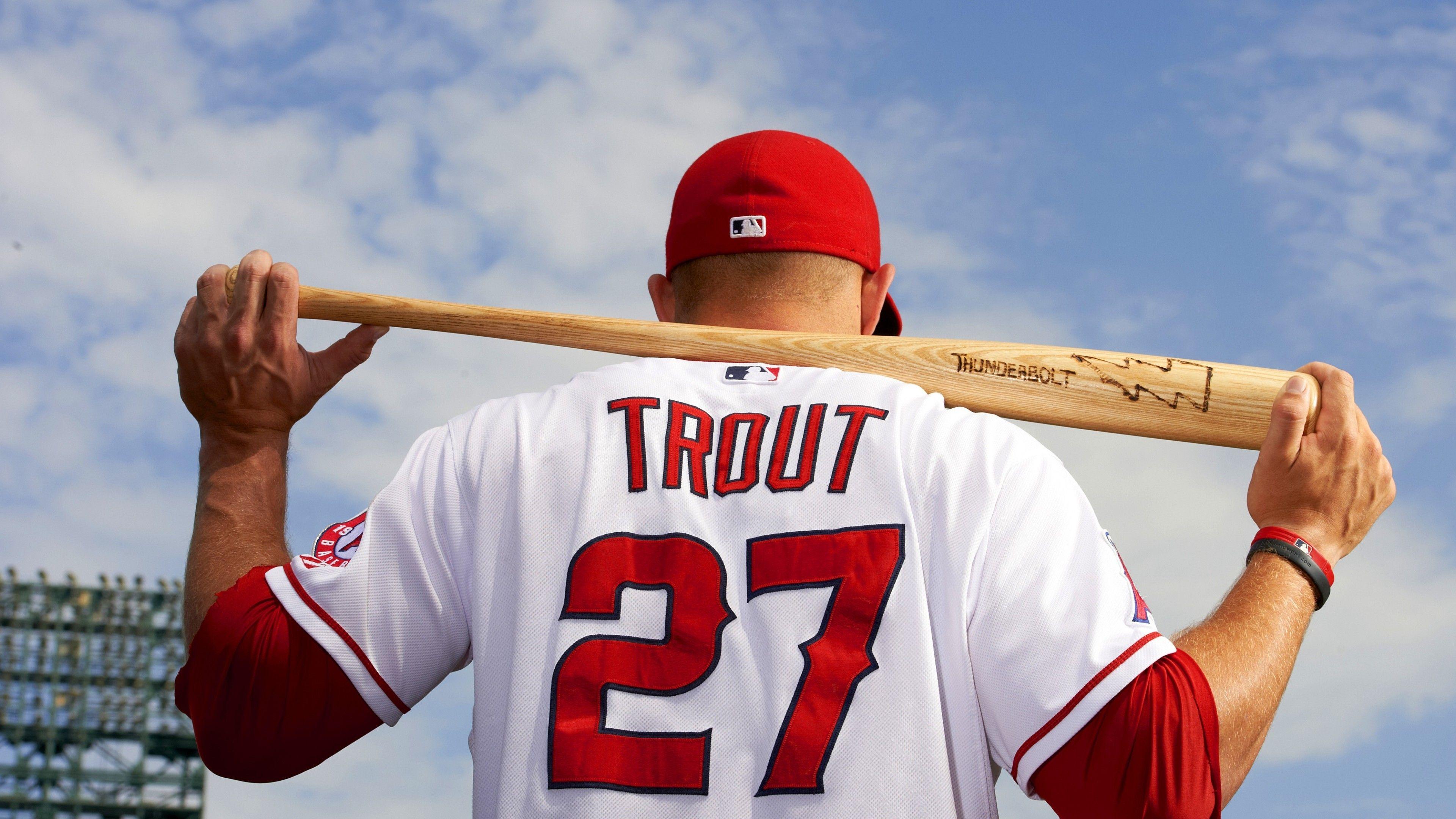 Baseball Top Baseball Players Mike Trout Los Angeles Angels