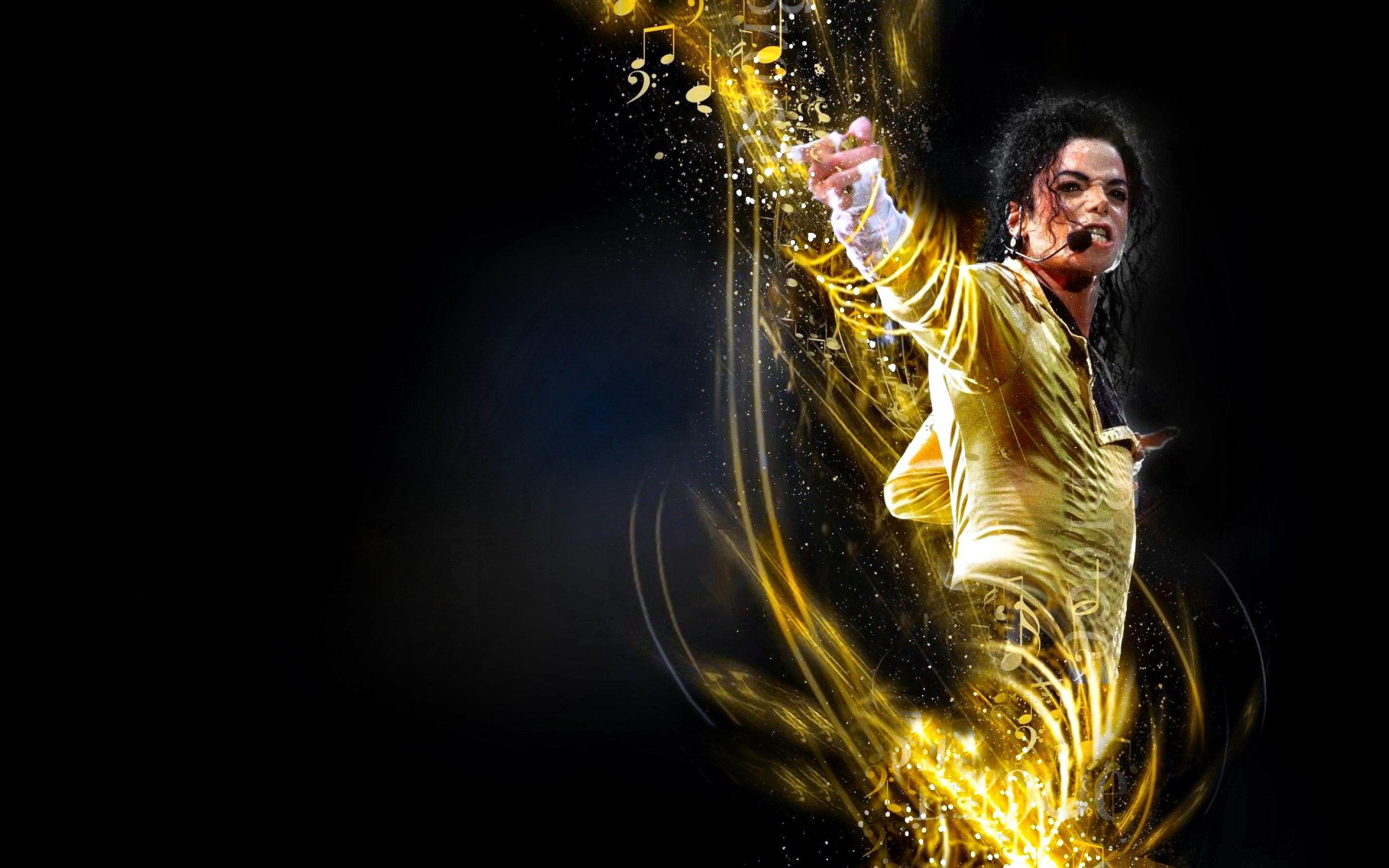 Michael Jackson Gold Custome Wallpaper