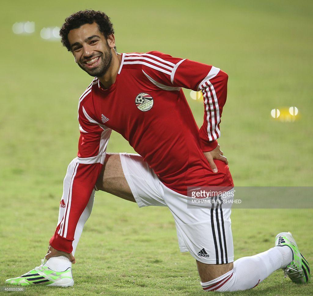 Egypt's national football team player Mohammed Salah, who also