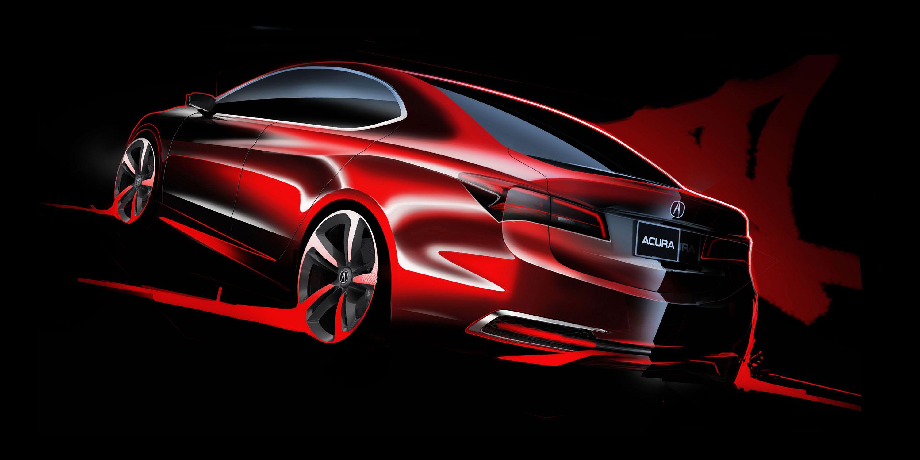 Acura TLX Car Design Wallpaper