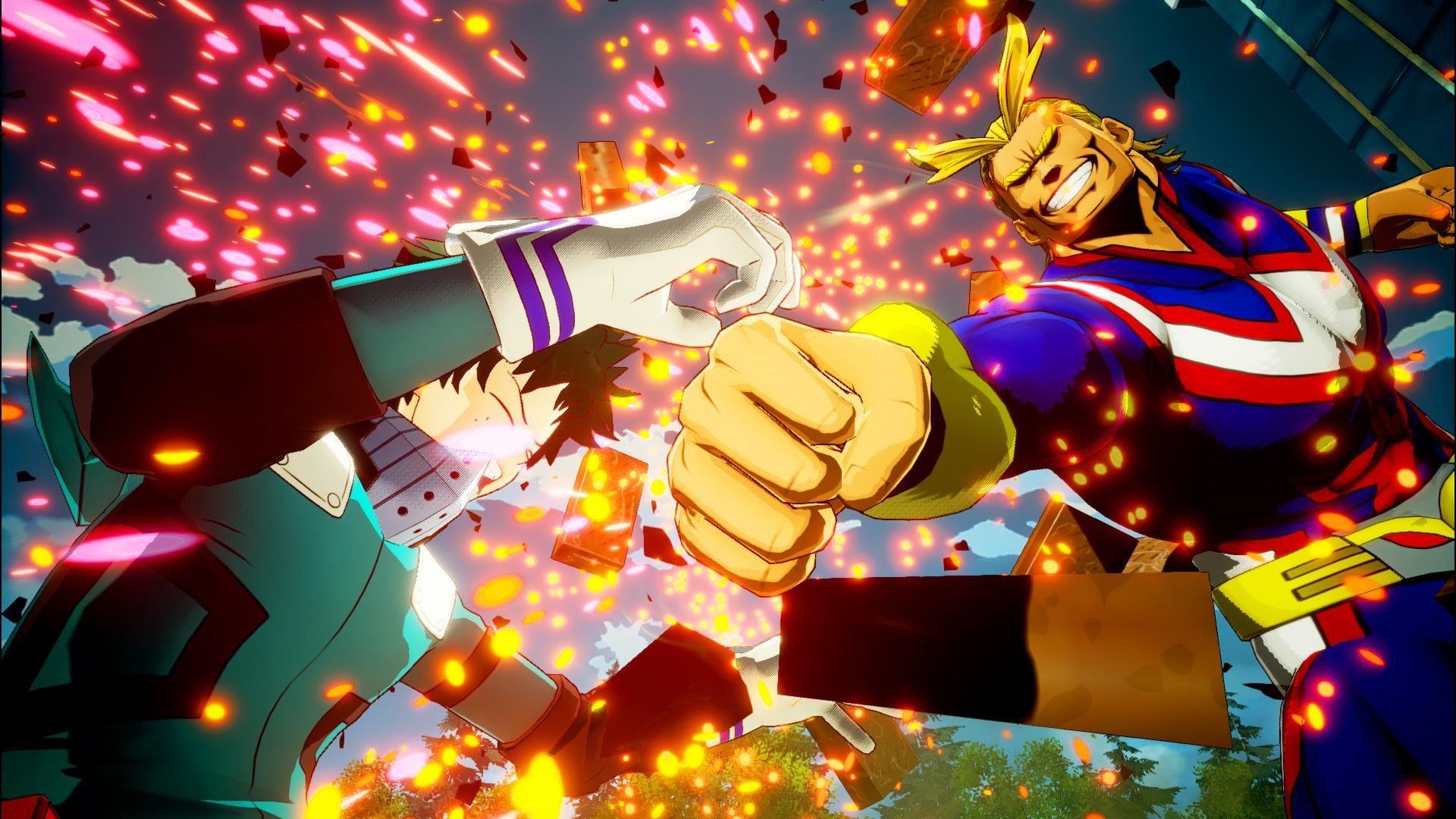 My Hero Academia: One's Justice screenshots show All Might, Katsuki