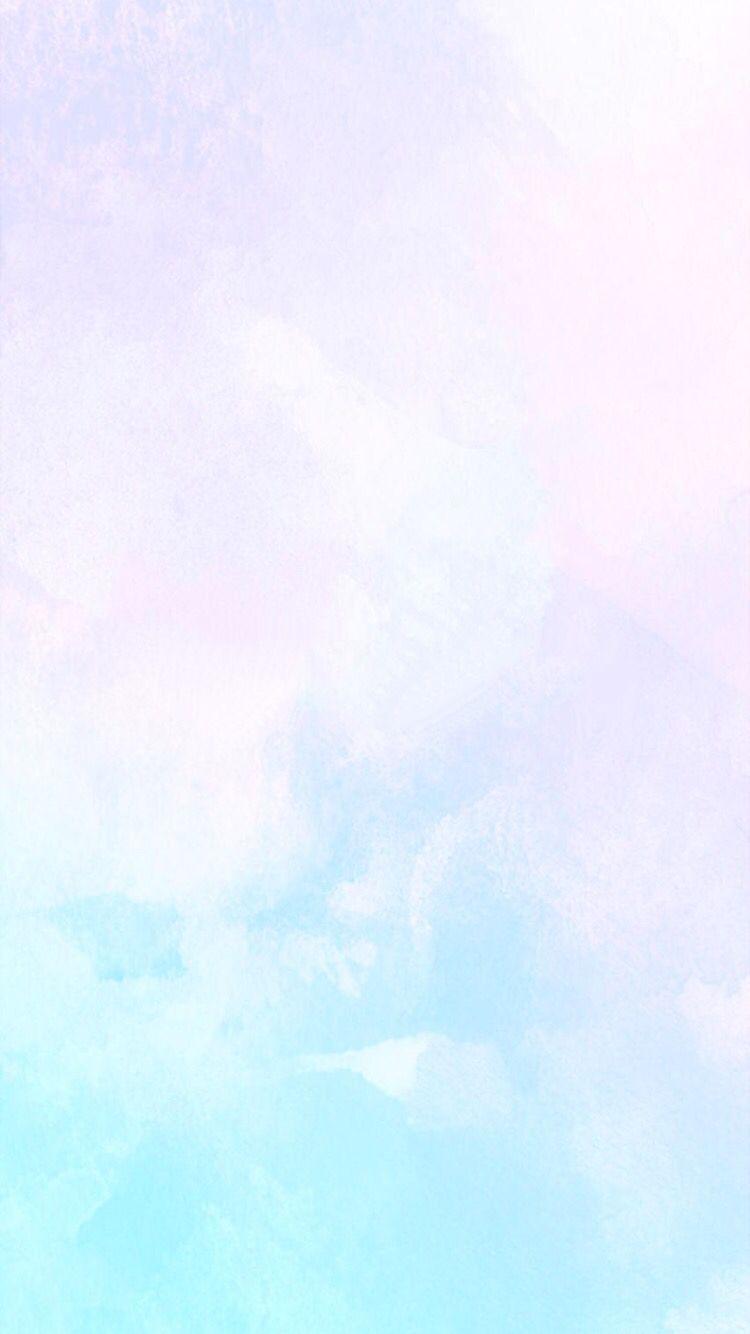 Pastel watercolour iPhone wallpaper. Aesthetic