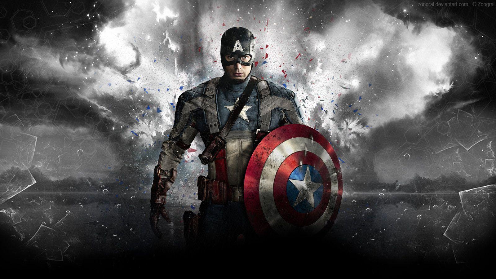 Captain America K Desktop Wallpapers Wallpaper Cave