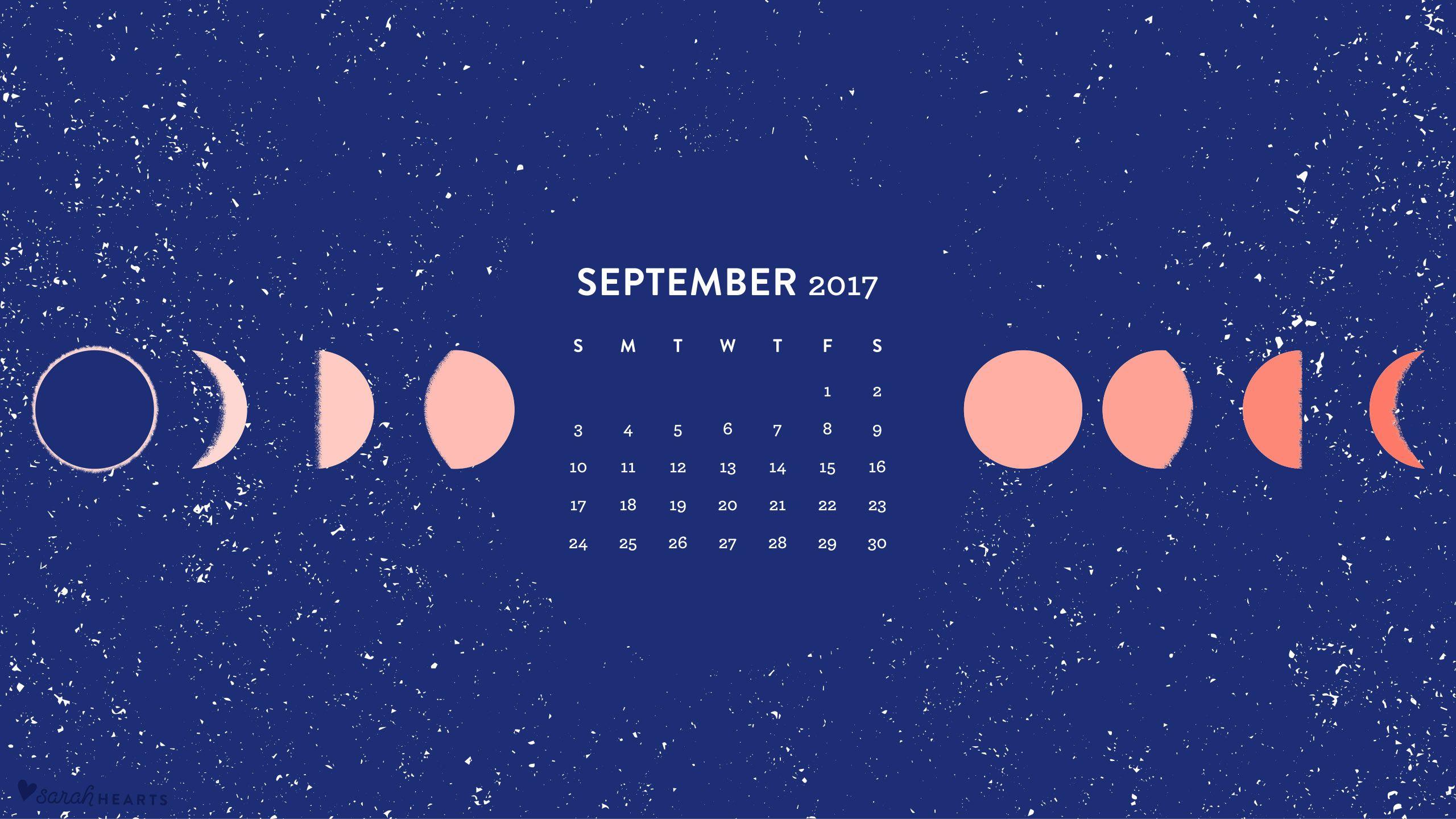 September 2017 Calendar Wallpaper